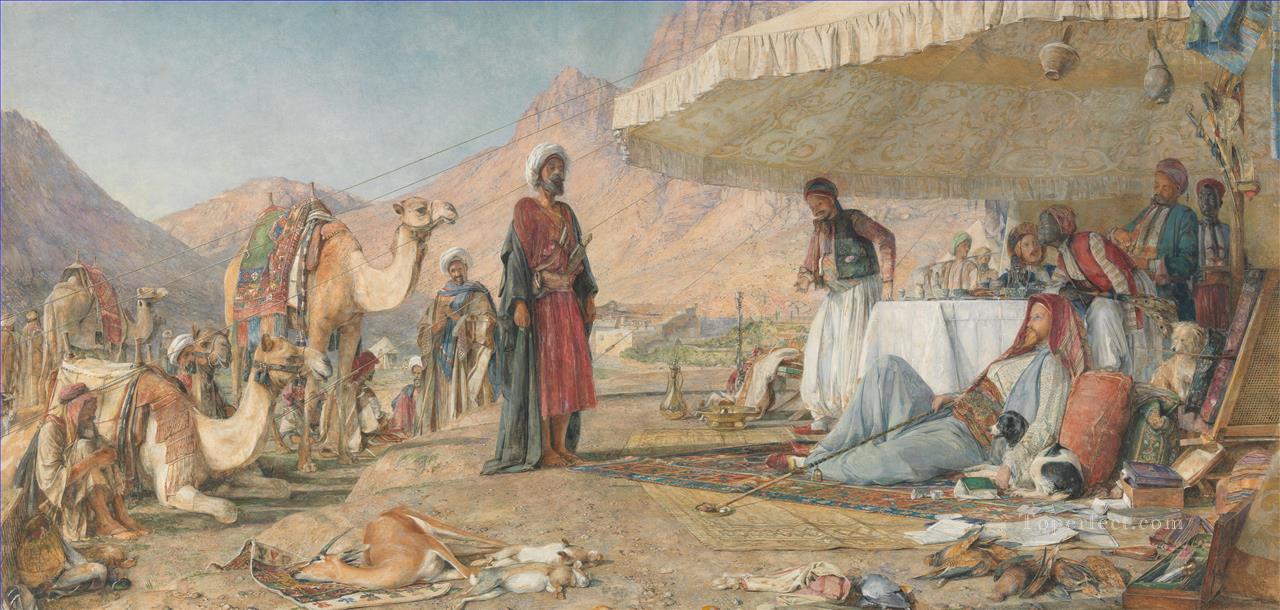A Frank Encampment In The Desert Of Mount Sinai John Frederick Lewis Oil Paintings